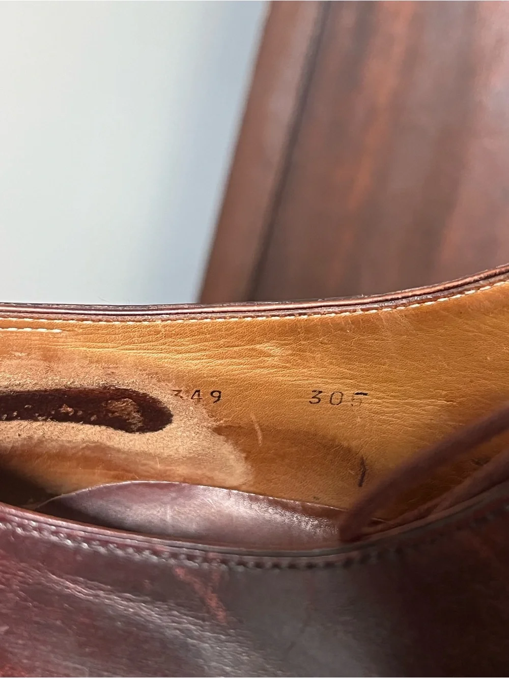 Berluti Paris Venezia Leather Wholecut Derby Shoes Brown Patina Italy